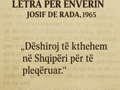 Josif De Rada dhe letra e tij për Enver Hoxhën – Kur Arbëreshët kërkonin të pleqëronin në atdhe