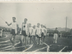 Moment parakalimi i nje grupi sportistash