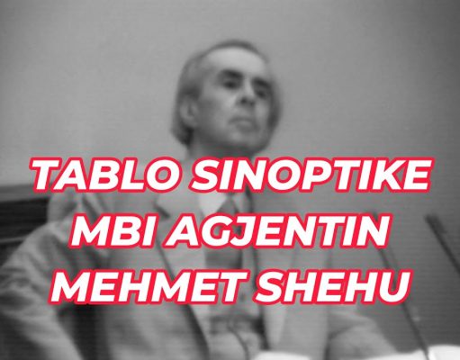 Tabllo Sinoptike e Armikut të Popullit, Mehmet Shehu!