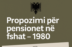 Kur shteti harronte fshatin: Propozimi për përfshirjen e të verbërve dhe shurdh-memecëve të kooperativave në pensionet e veçanta (1980)