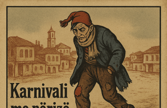 “Karnivali me përizë” – Satirë për krizën dhe fisnikërinë e mbetur në baltë (1933)