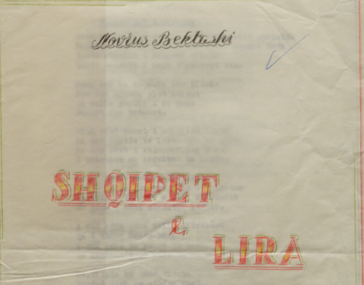 “Shqipet e Lira” – Vjersha të dhimbjes, krenarisë dhe premtimit socialist “Shqipet e Lira” është një përmbledhje poetike nga mësuesi Novruz Bektashi, dërguar Enver Hoxhës më 8 nëntor 1965, që ndërthur patriotizmin, lavdet për PPSH-në dhe thirrjet për ndërtimin e socializmit.