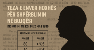 Teza e Enver Hoxhës për shpërblimin në bujqësi – Diskutimi i 2 majit 1980 me sekretarët e KQ