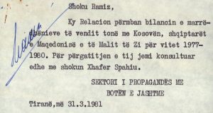 “Shqipëri–Kosovë 1977–1980” – Dokumenti sekret që tregon shkëmbimet arsimore, kulturore dhe propagandistike mes Tiranës dhe Prishtinës