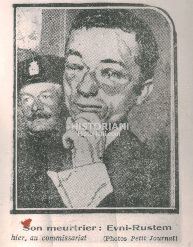 Avni Rustemi pas atentatit në Paris – Fotografi e rrallë në komisariat (1920)