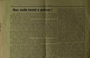 “Quo vadis turmë e gabuar?” – Balli Kombëtar dhe dilemat e nacionalizmit shqiptar