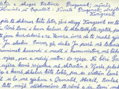 Letra e nënës së Nimete Progonatit për Enver Hoxhën – Një zë nga Tepelena në Kongresin e 8-të të PPSH