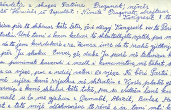 Letra e nënës së Nimete Progonatit për Enver Hoxhën – Një zë nga Tepelena në Kongresin e 8-të të PPSH