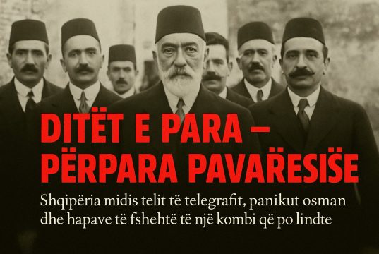 Shqipëria midis telit të telegrafit, panikut osman dhe hapave të fshehtë të një kombi që po lindte!