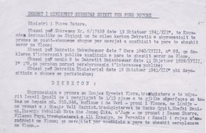 Dokumenti i vitit 1941: Prona e vajzës së Ismail Qemalit u shpronësua për zgjerimin e aerodromit të Vlorës